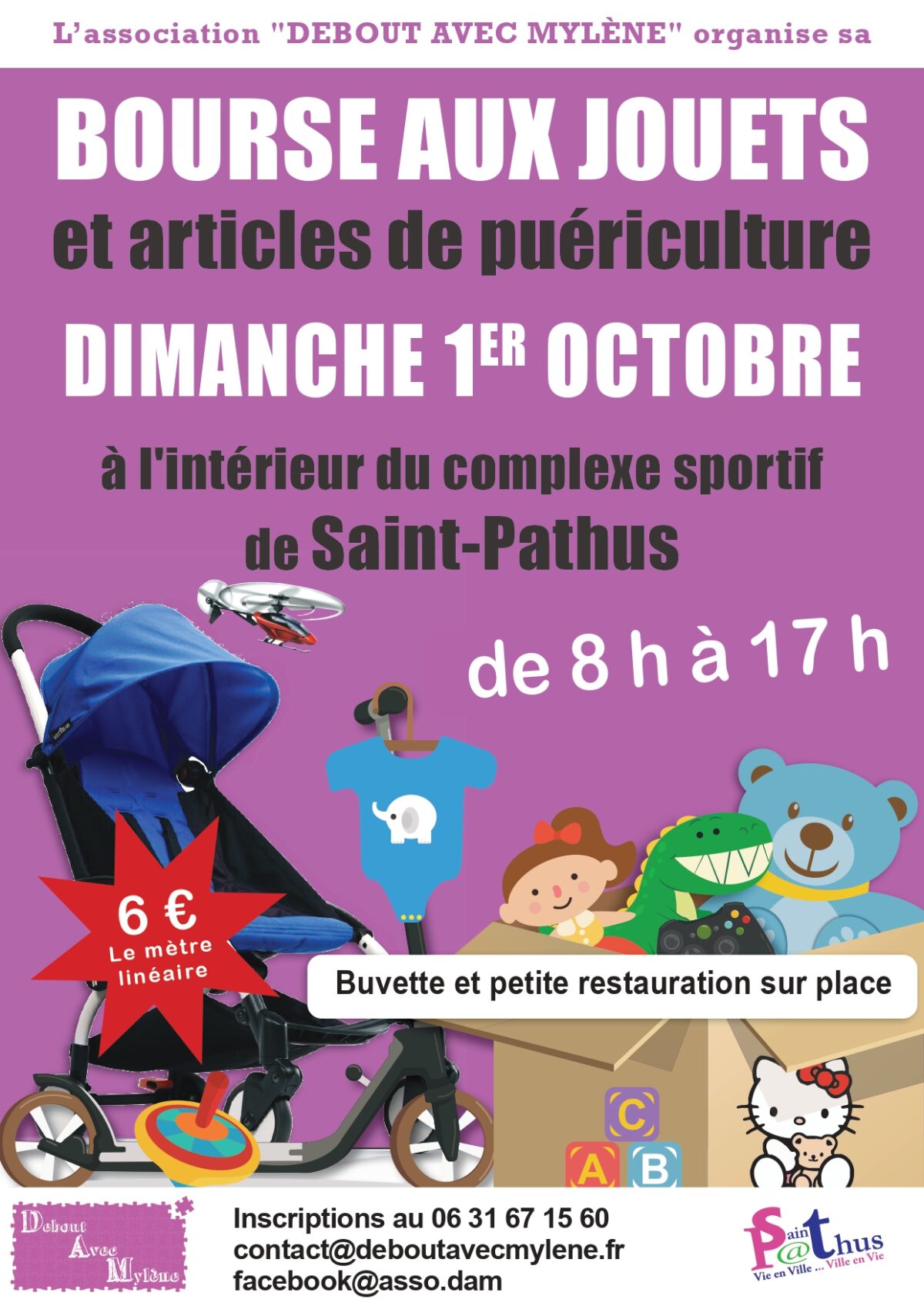 Bourse aux jouets et articles de puériculture à Saint-Pathus 2023
